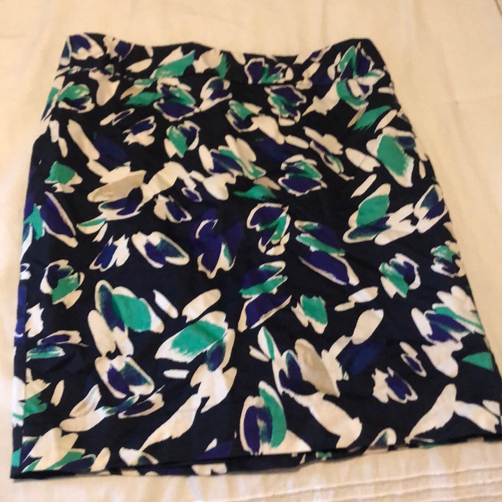 Ann Taylor Loft Floral Pencil Skirt